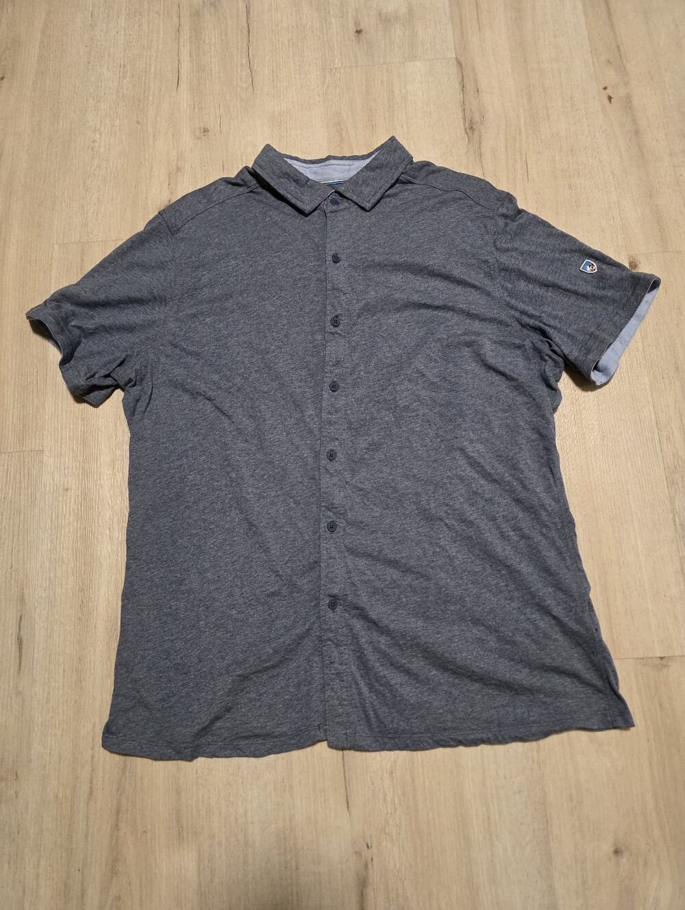 Kuhl Innovatr Men's Breathable Stretch Shirt Size XL Gray